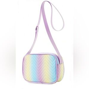 Brand New Super Cute Pastel Chevron Crossbody Bag